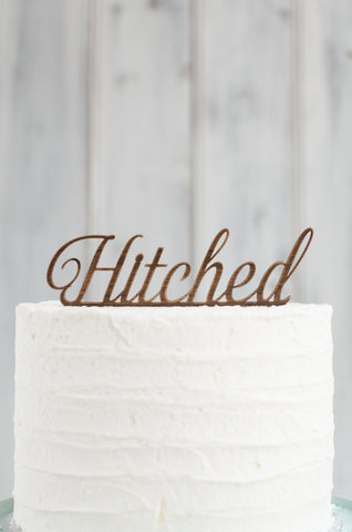 Cake Topper - Hitched Swirl