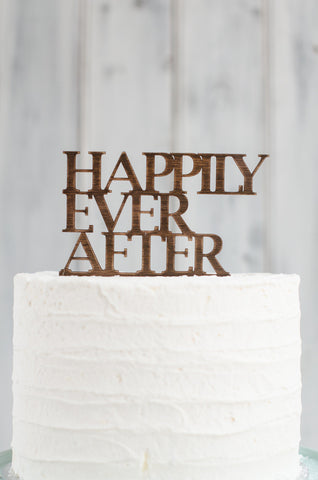 Cake Topper - Happily Ever After