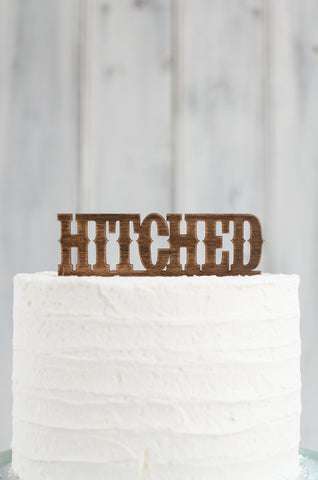Cake Topper - Hitched Western