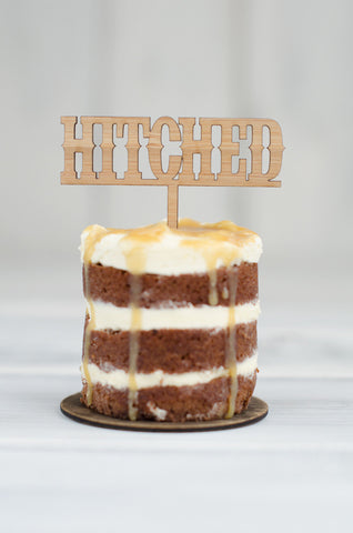 Cupcake Topper - Hitched Western