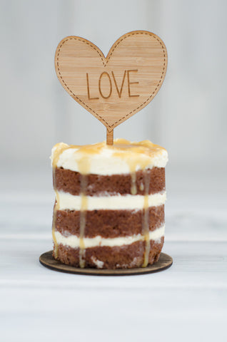Cupcake Topper - Love Heart